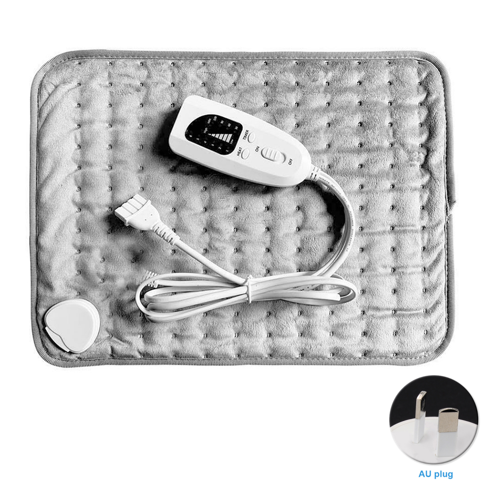 Manta eléctrica de 40x30cm para calentar el Abdomen, almohadilla temporizador de invierno, almohadilla de fisioterapia inteligente para cintura, temperatura ajustable, calor en el cuello