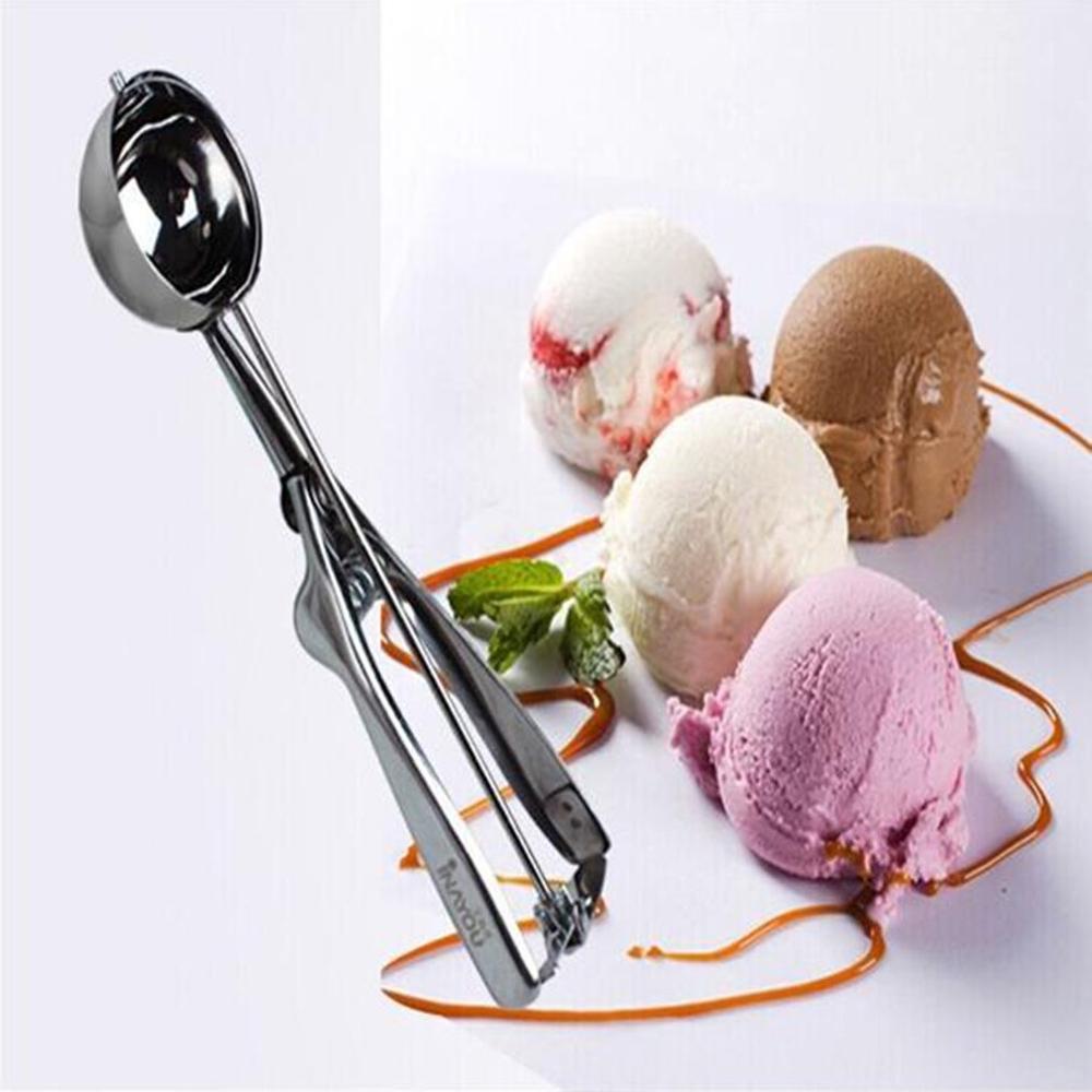Ice Cream Scoop Stainless Steel Cookie Dough Scooper For Fruit Melon Baller Digging Ball Kitchen Confectionery Tool Accessory