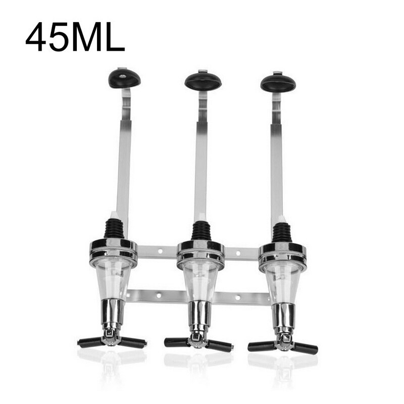 Bar Tools Buffet Pourer Wine Bottle Dispenser Liquor Dispenser Wine Rack Bar Wall-mounted Wine Shaker Western Restaurant: 45ML 3pcs