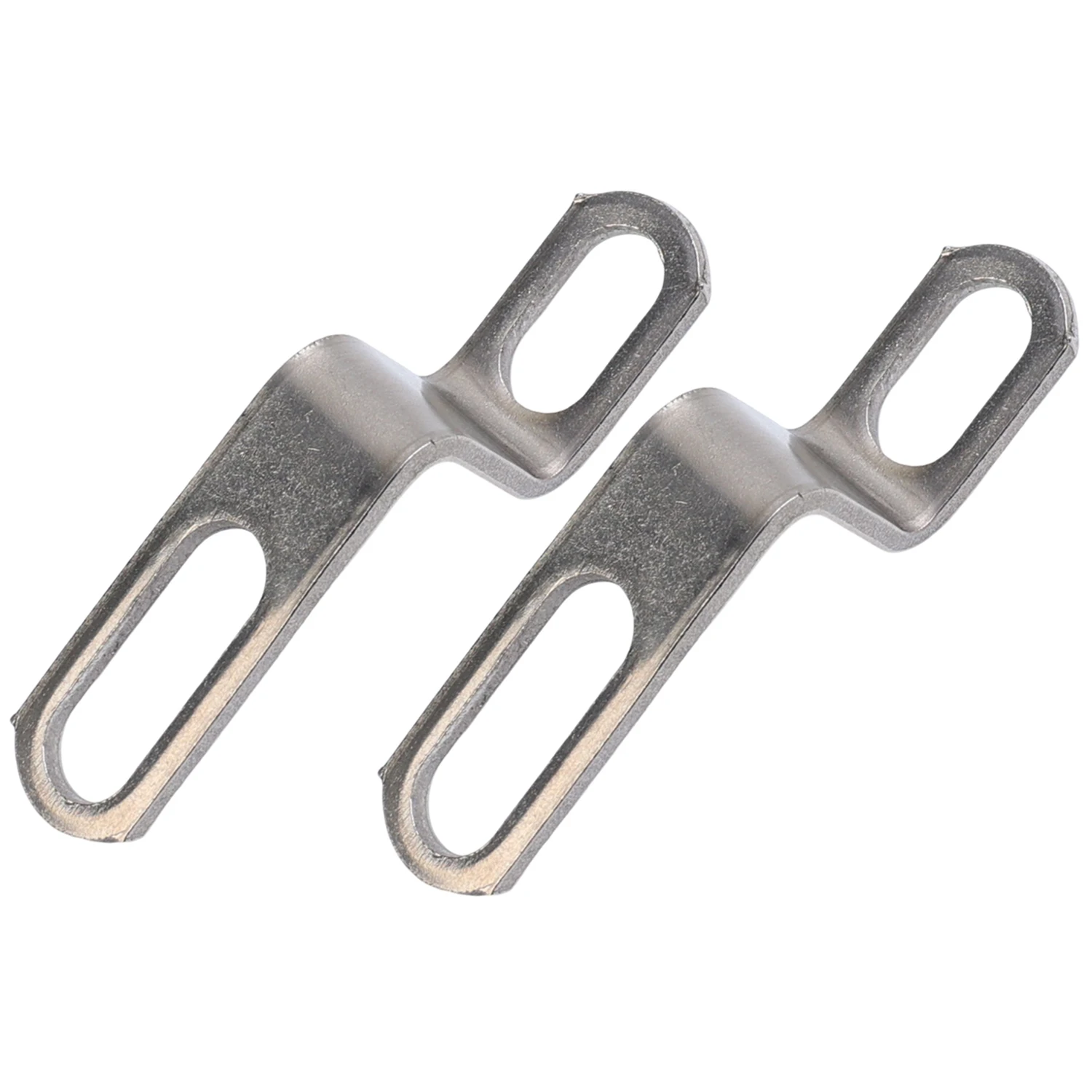 Soporte de tubo de escape para motocicleta, abrazaderas de tubo de escape modificadas en forma de Z/L, accesorio de soporte fijo de acero inoxidable: Oro