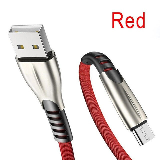 Kabel Micro USB ściany szybki Adapter ładowarka do telefonu komórkowego dla Samsung galaxy S3 S4 S6 S7 krawędzi A10 A3 A5 2016 J3 J5 J7 J4 A6 A7 2018: Only Red cable