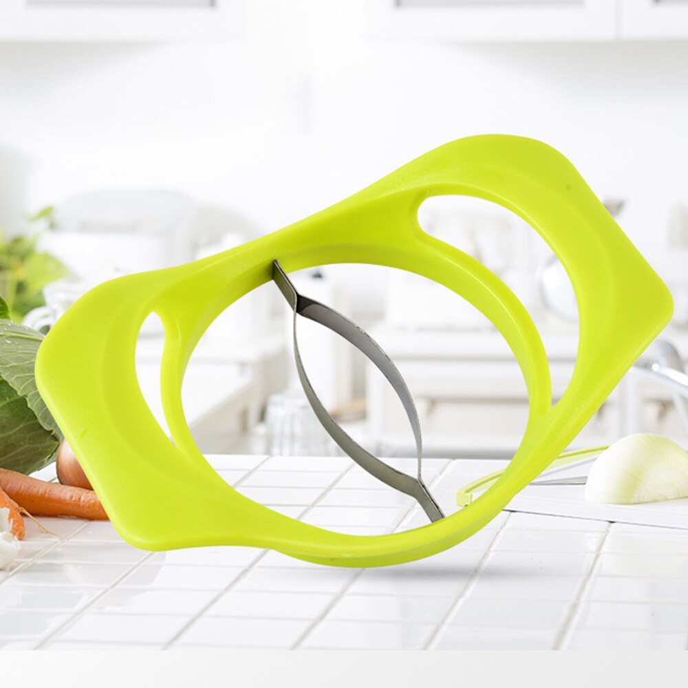 Kitchen Tool 1pc Peach Slicer PLASTIC Splitters Stainless Steel Mango Cutter Kitchen Fruit Kitchen Gadget Accessories