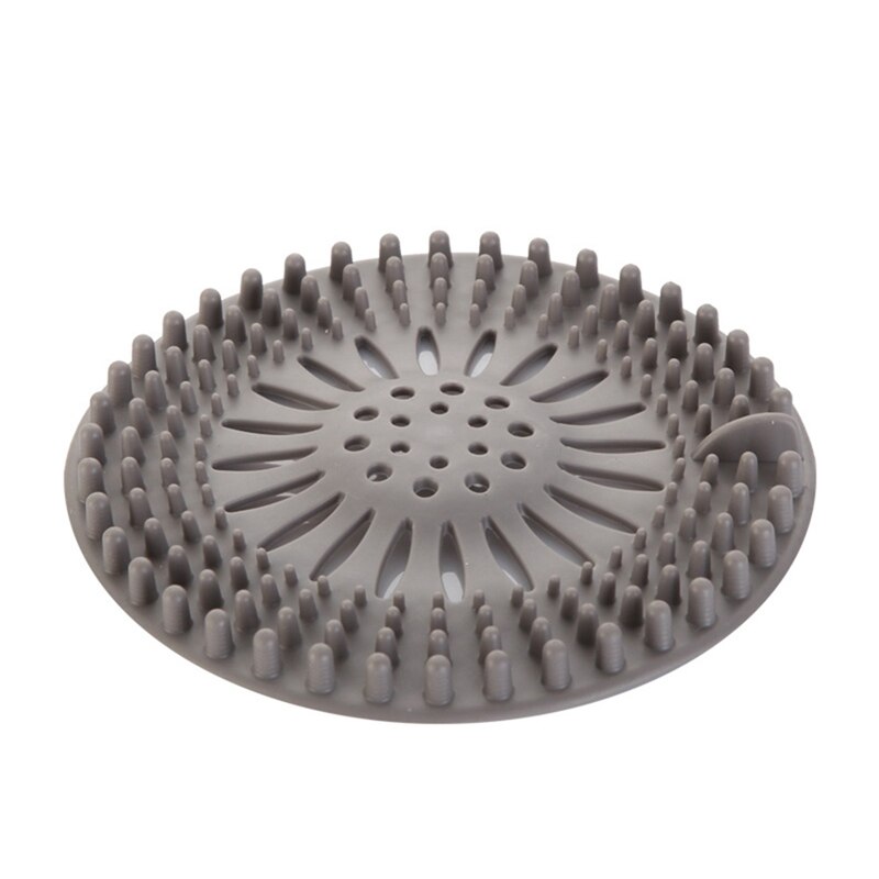 Filtro de Desagüe de Suelo - Tapón de Pelo para Fregadero - Anti-Obstrucción - PP: Gris