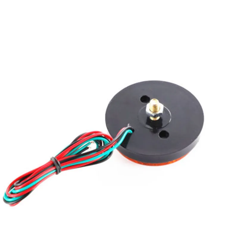 Motorcycle LED Round Brake Turn Signal Stop Tail Lights Reflectors Scooter Dual Sport Bike Cruiser Bobber Chopper
