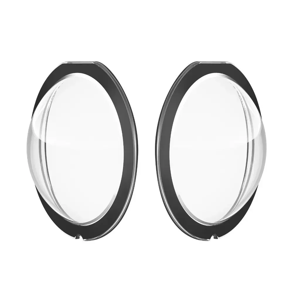 Protectores de lente adhesivos para Insta360 X3/X2, doble lente, 360 Mod, accesorios protectores para Insta 360 X3/X2, nuevos: Negro
