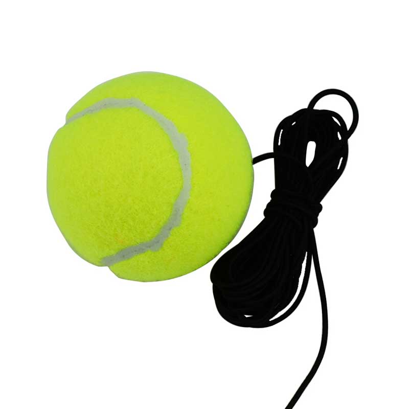 Entrenador de tenis con pelota, entrenador de tenis, tenis, raqueta individual, pelota de entrenamiento práctica, herramienta básica de entrenamiento para practicar la espalda de la pelota