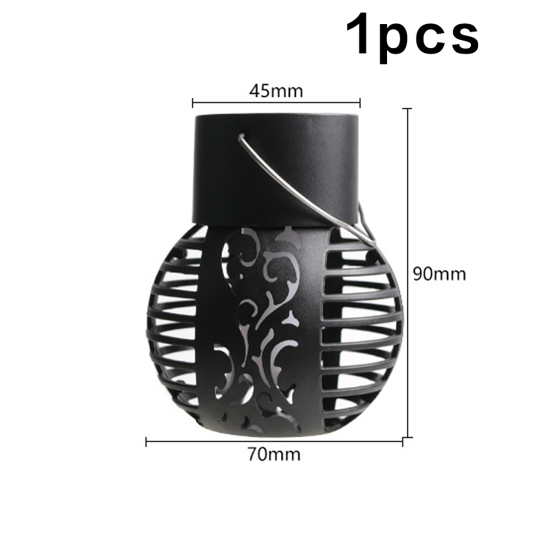 Luces solares para exteriores, linterna Retro, lámpara de llama colgante, iluminación de paisaje, luces de suelo, foco, decoración de jardín y hogar: Amarillo limón