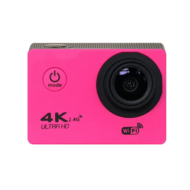 H9 ultra  hd 4k actionkamera wifi sportkamera 12mp 170 vidvinkelobjektiv go vattentät pro sport dv mini hjälm video sport cam: Röd