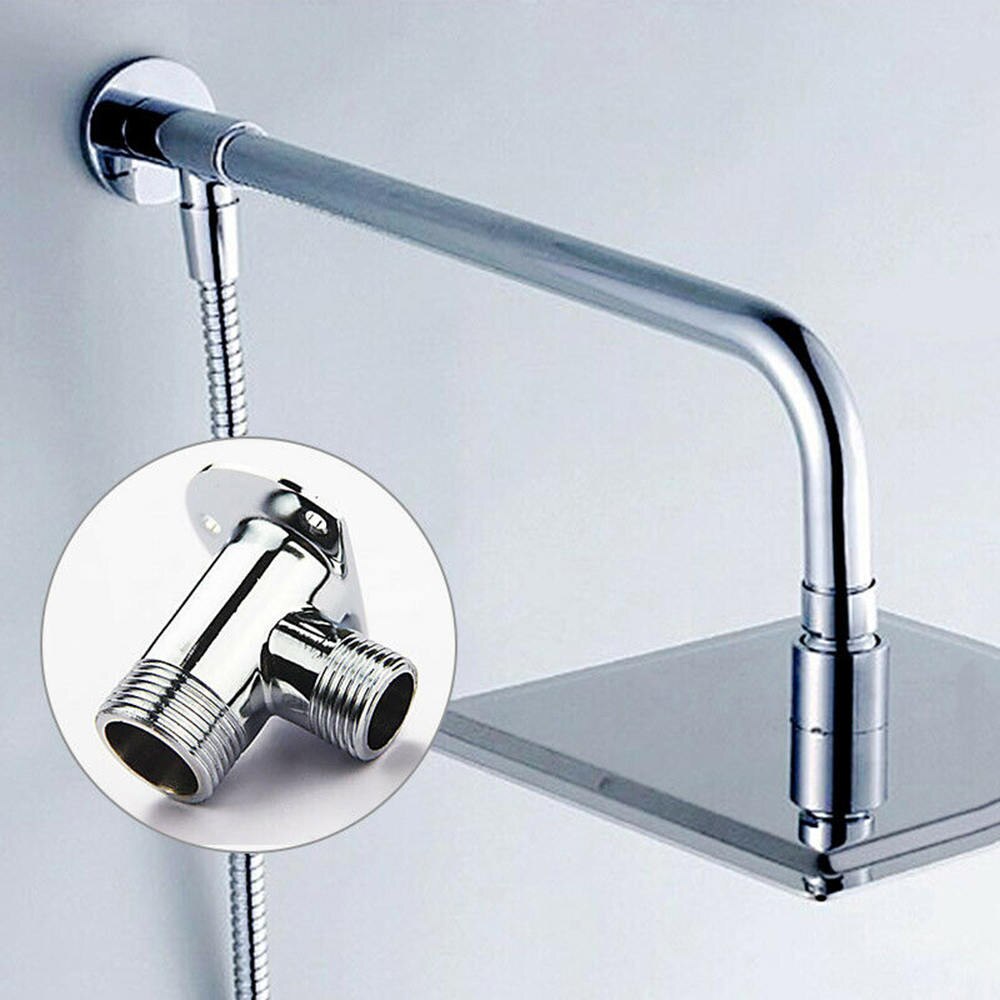 30cm Wall Mounted Shower Head Stainless Steel Extension Rainfall Shower Head Extension Arm Shower Equipment