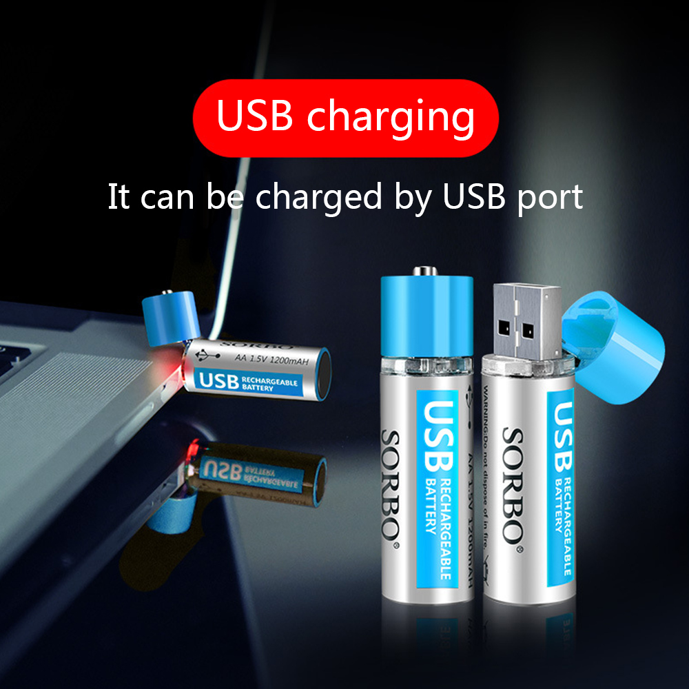 Factory No. 5 Rechargeable Battery No. 5 Usb Lithium Battery Rechargeable Battery Aa Rechargeable Lithium Ion Battery