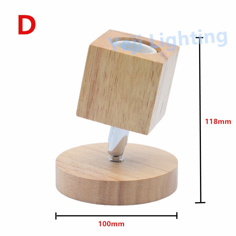 Wooden ceiling rose canopy with E27 socket lamp holder Ceiling plate with universal lamp base for wood lamp wall modern lights: D