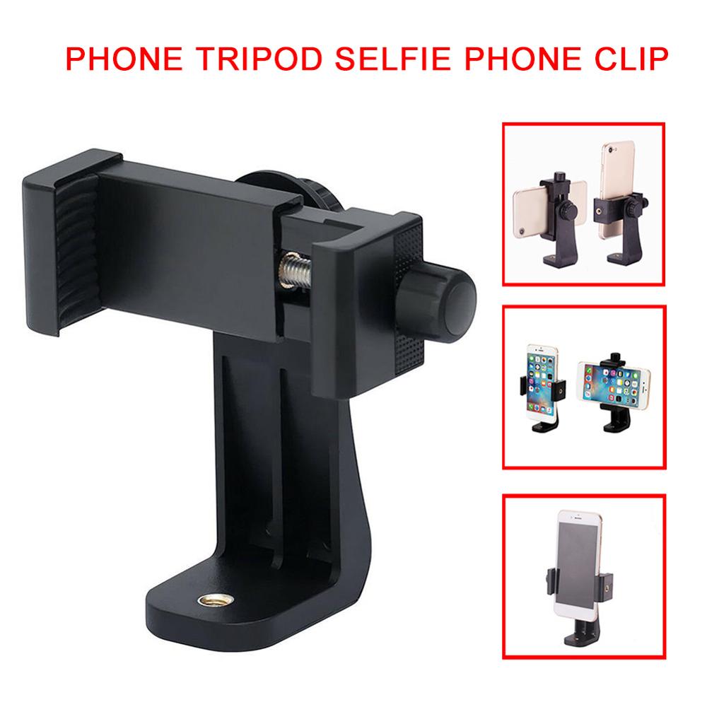 Universele Statief Mount Adapter Handsfree Mobiele Telefoon Clipper Houder Verticale 360 Statief Stand Voor Iphone Voor Camera