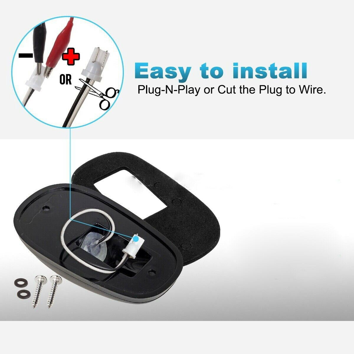 Attachment Car Lights Fitting Foggy day Night time Amber Bulbs Running