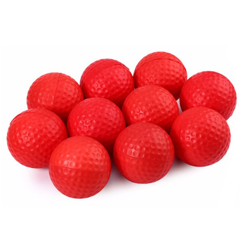 20 pcs Soft Bright Color Light Indoor Outdoor Training Practice Golf Sports Elastic PU Foam Balls 6 Colors