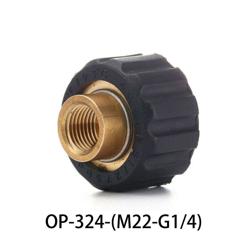 Female M22 G1/4 Male Connector Quick Release For Pressure Washer Equipment: OP 324  M22 G1 4