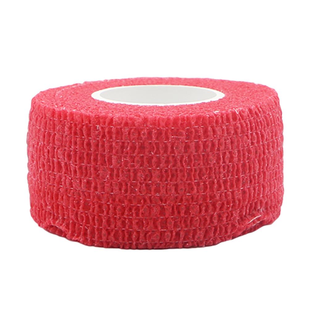 Sports Protection Elastic Bandage Color Nonwoven Fabric Self-Adhesive Elastic Bandage Should Be Uniform Color Incision Neat: Red / M