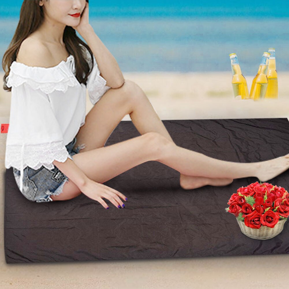 Portable Pocket Camping Mat Folding Camping Mattress Baby Climb Outdoor Ultra-thin Waterproof Beach Mat Camping Picnic Blanket