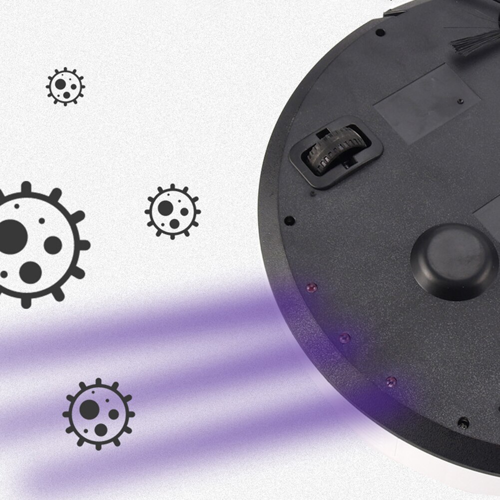 1800Pa Smart Auto Robot Vacuum Cleaner UV Disinfection 3-in-1 Mop Sweeper Sweep and Wet Mopping Multifunctional Wireless Sweep