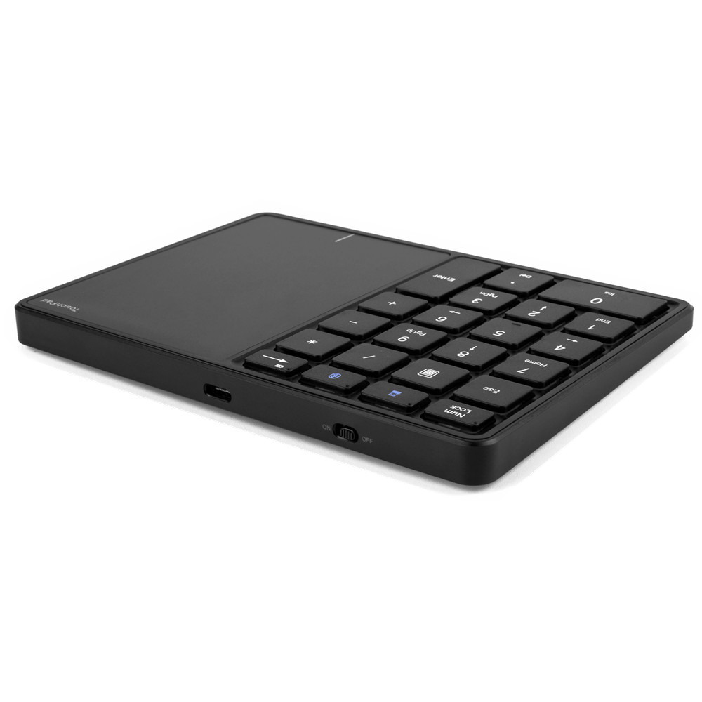 Drahtlose Büro Numerische Tastatur 2,4G Bluetooth Dual Modus Touch Tastatur für iPad Tablet Laptop Externe Universal Numerische Tastatur