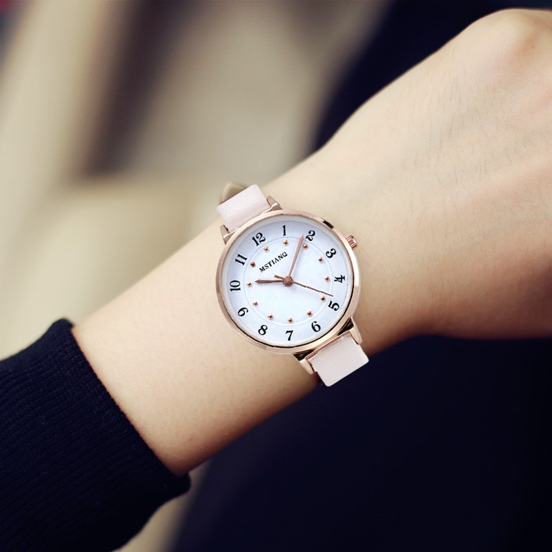Watch Women Casual Leather Belt Watches Simple Ladies Small Dial Quartz Clock Dress Women's watches Reloj mujer