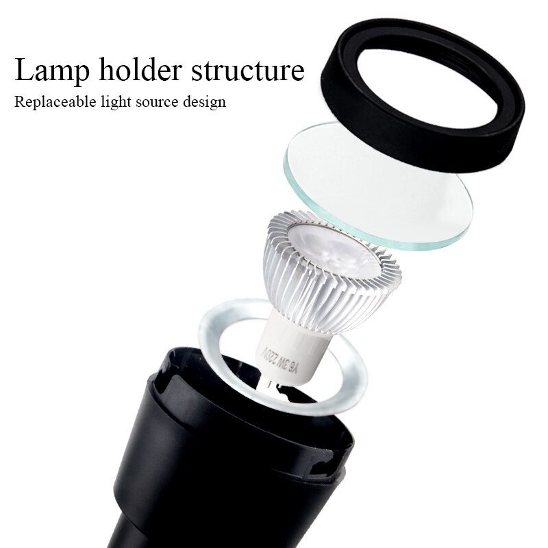 Y6 3W 5W 24V 220V Vervangbare Lamp Cnc Led Machine Werklampen Machine Tool Light Draaibank led Draaibank Lamp