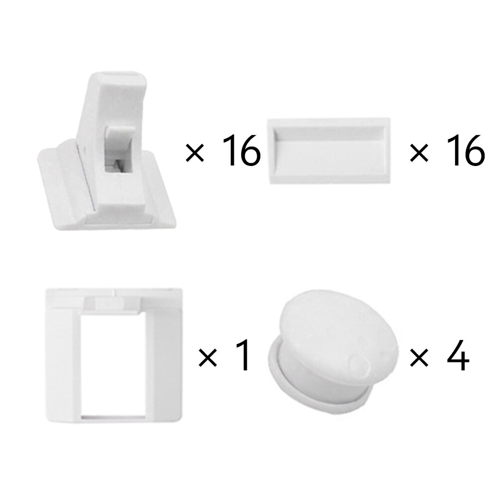 ETUUD Magnetic Safety Cupboard Lock for Baby Child Pet, Proof Drawer Latch Cabinet Door Security Locks For Children, Invisible: 16 Locks 4 Keys