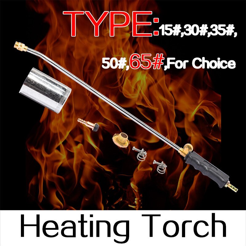 Stainless Steel Soldering Gun 15/30/35/50/65 Heating Torch Propane Butane Gas Flame Blow Plunber Roofing Roast Meat Igniter BBQ