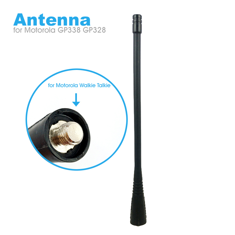 Walkie talkie uhf flexibel antenn för motorola  gp328 gp300 gp88 gp340 gp338 cp040 gp380 gp68 gp2000 ht750 ep450 mjuk antenn