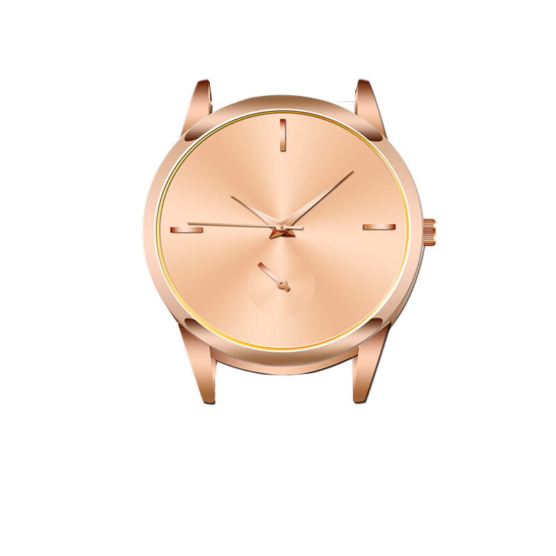 échelle montre tête montre-bracelet accessoires unisexe rose or argent montres: Golden