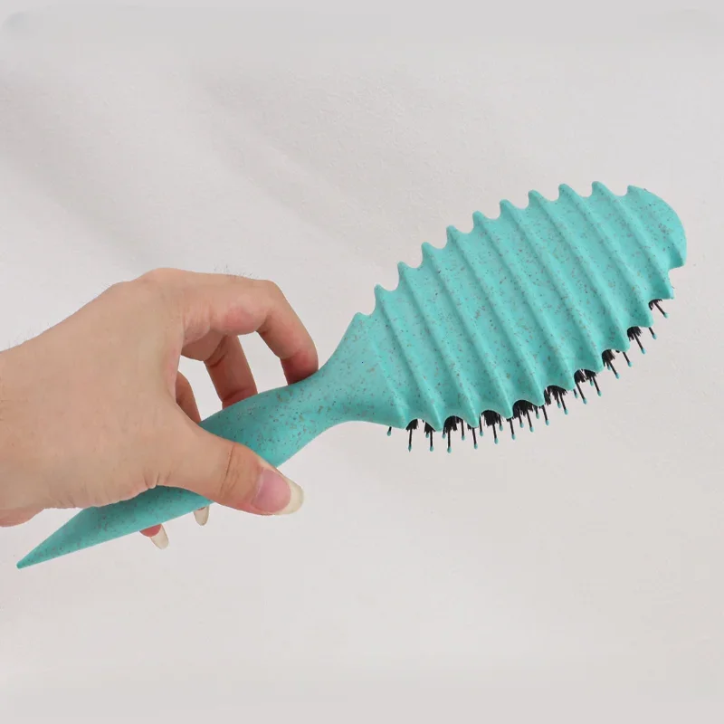 Cepillo de pelo rizado, cepillo de estilismo, cerdas de jabalí, peine para Barba, cepillo para desenredar, herramientas de estilismo multiusos para el hogar