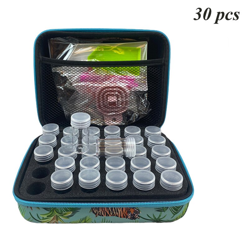 5D Diamant Schilderij Accessoires Opslag Box54/40 Slot Diy Borduren Gereedschap Opslag Container Jar Rits Case