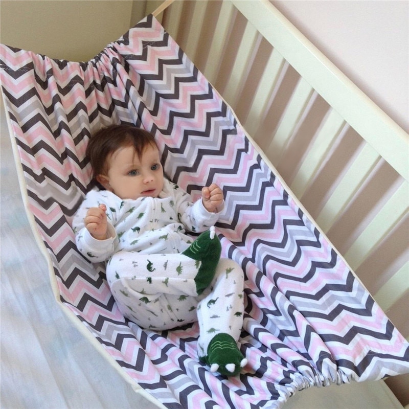 Pasgeboren Baby Hangmat Veiligheid Baby Wieg Babybed Leuke Swing Bed Afneembare Draagbare Vouwen Tuin Hangmat 100x70cm