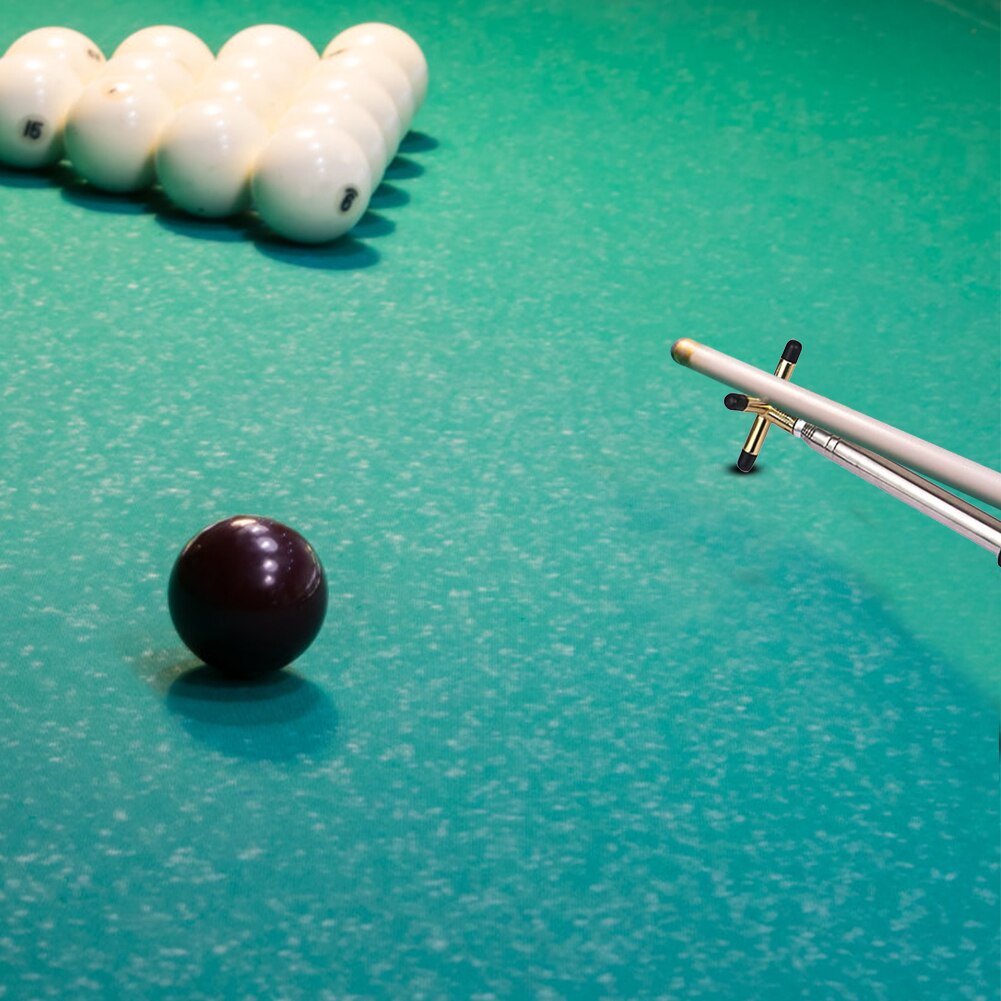Retractable Billiards Cue Bridge with Replaceable Bridge Head Cross Support Rack Pro Snooker Billiard Accessories