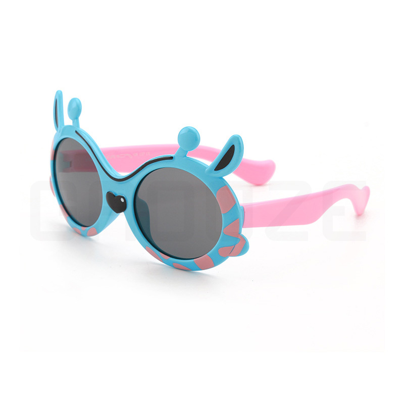 GAOOZE Children Polarized Sunglasses Luxury Polarizing Glasses Boys Girls Sunglasses Oval Giraffe Animal Glasses Oculos LXD261