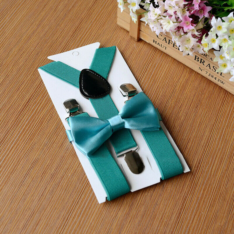 Trend Boys Kids Adjustable Suspenders Bow Tie Set Baby Toddler Girls Child Casual Elastic Classic Accessories: 2
