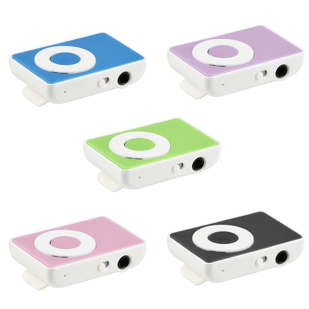 Clip MP3 Speler Draagbare Mini MP3 Speler Ondersteuning 32GB Micro TF Card Headset FM Radio Video Micro SD TF USB 2.0/1.1