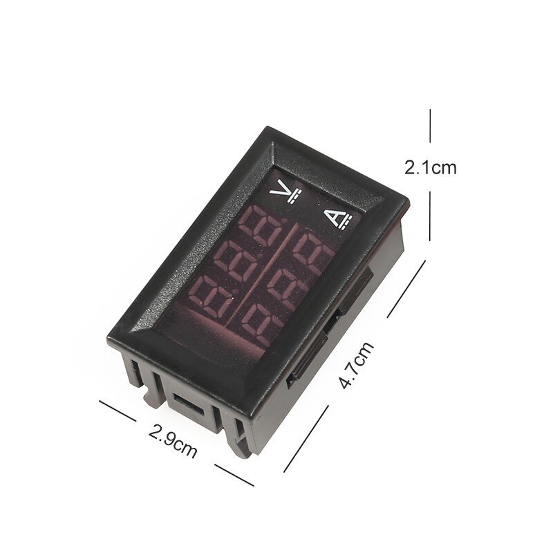 DC0-100V 10A 50A 100A Digital Voltmeter Amperemeter 2 in1 Multimeter 12 V/24 V Spannung Ampere Meter Volt Ampere Messgerät Tafel Dual Anzeige