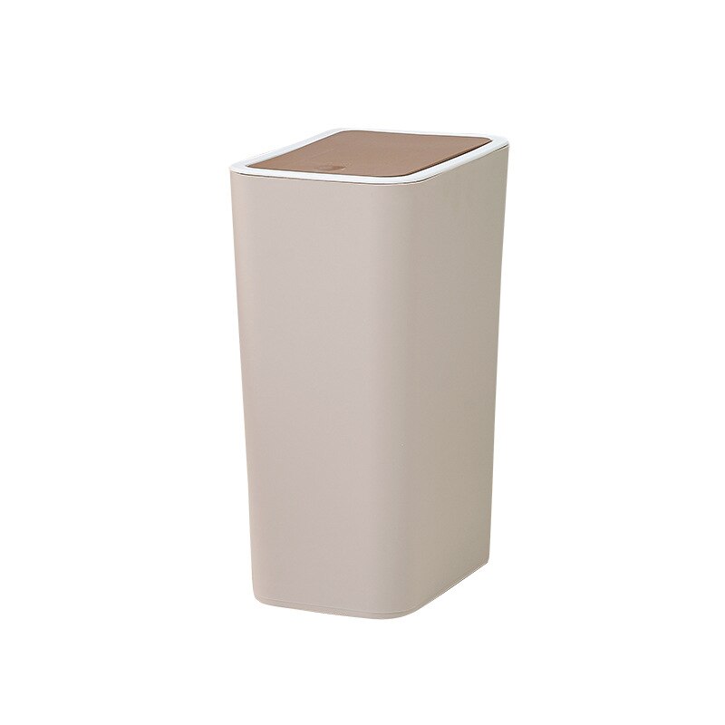 kitchen trash cans recycle bin cubo basura reciclaje cube garbage recycling living room waste Press The Cover garbage bin: beige