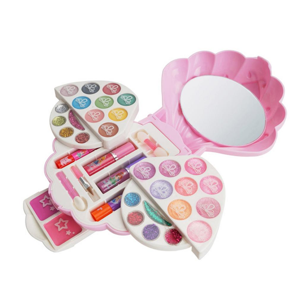 Kids Girls Make Up Set Cosmetic Kit Pretend Play Girl