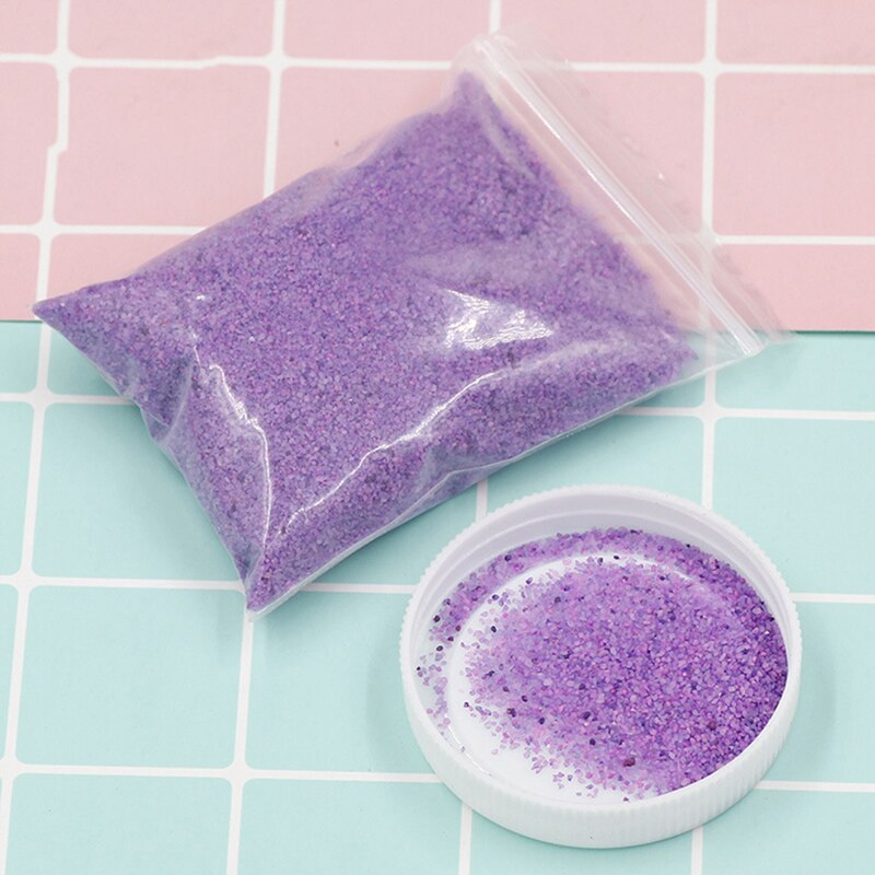 100G Kid Diy Magie Niet Nat Zand Speelgoed Voor Kinderen Grappige Molding Non Nat Zand Speelgoed Slime Molding Non nat Zand Art Speelgoed: PURPLE