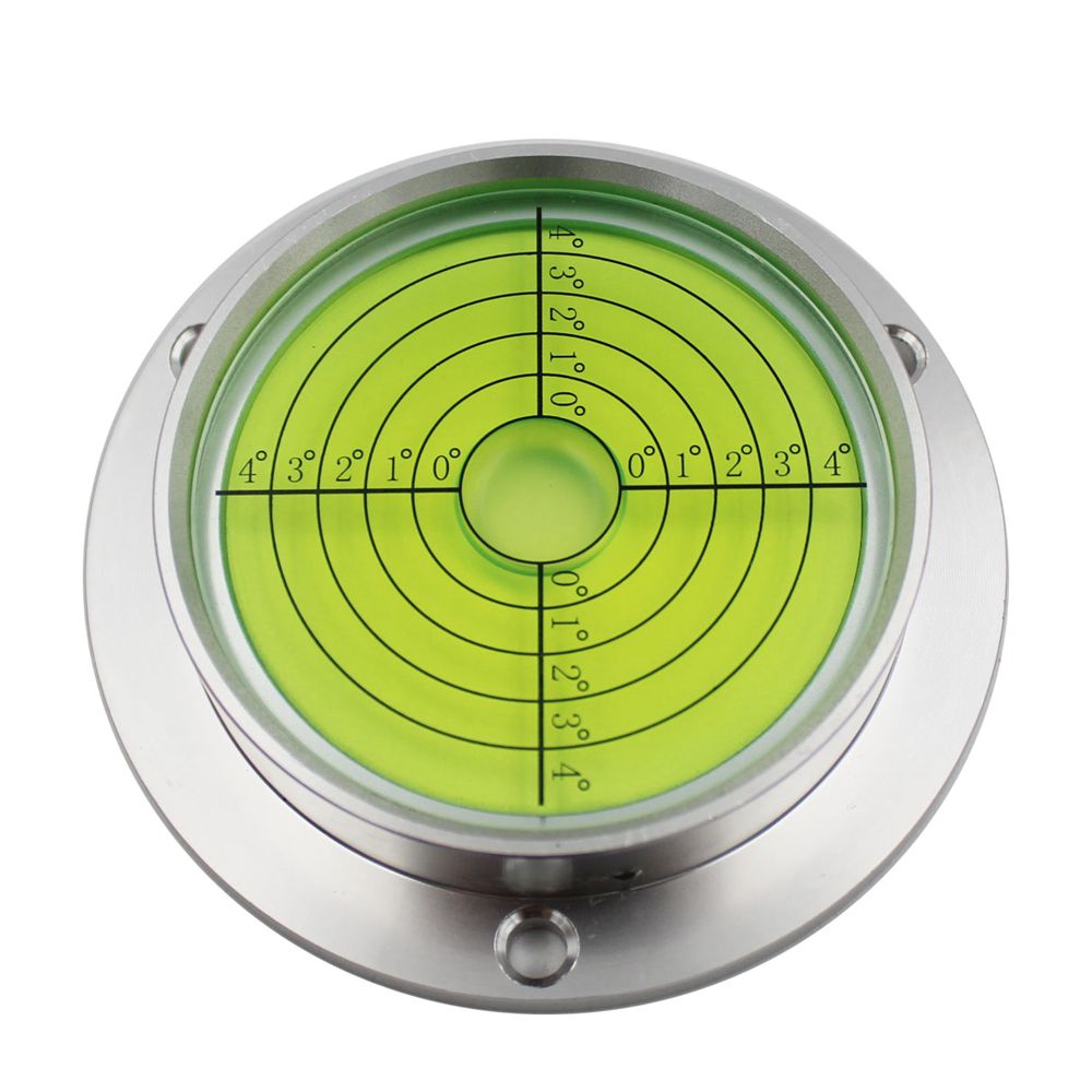 QASE 90*71*20mm Metal Round Spirit Level Bubble Level Measuring Instrument for excavator crane