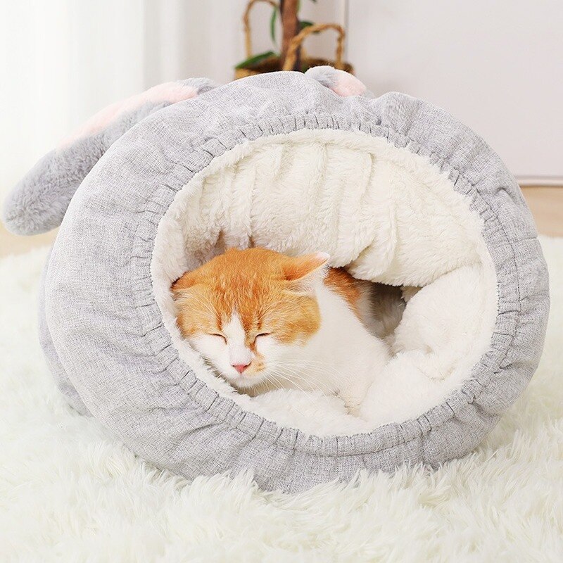 Caterpillar cat nest sleeping bag pet sleeping cat tunnel mat