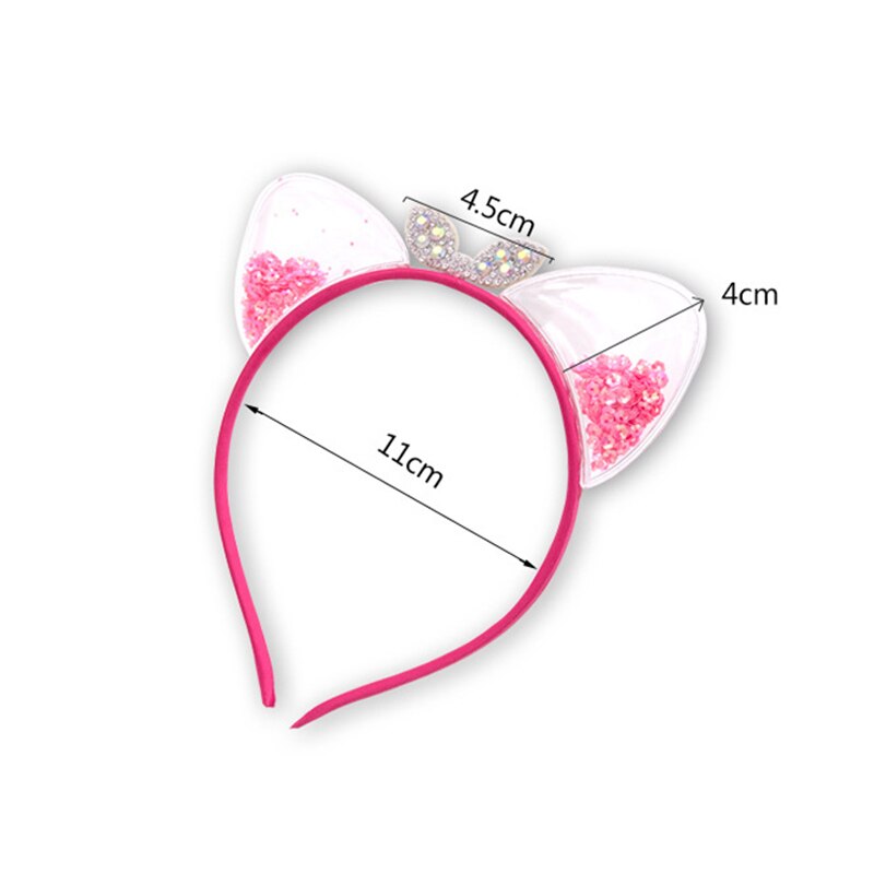 1pcs Girl Baby Ear Hairband Is Not Easy To Break, Used To Fix Hair And Decorate Hair, Children’s Flow Sofa Hoop