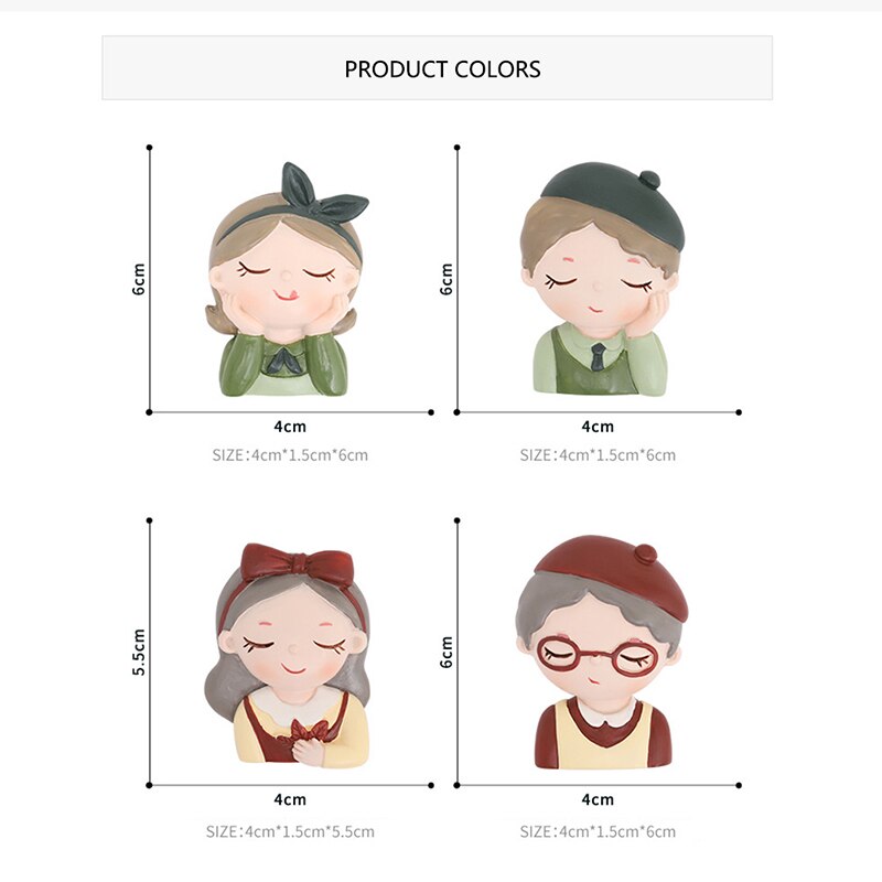 Cartoon Girl Boy Grandma Grandpa Switch Suite Room Decoration 3D Silicone Switch Stickers Socket Wall Stickers