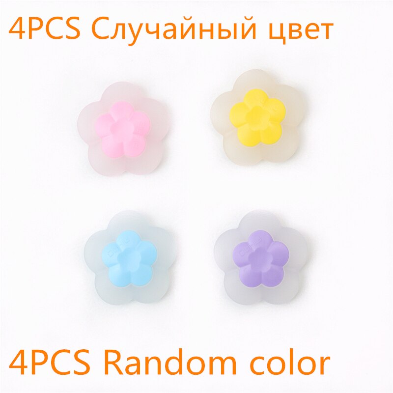 Erasable gel pen eraser Cute and easy to wipe clean Fast and effortless without tearing paper: 4 PCS Flowers