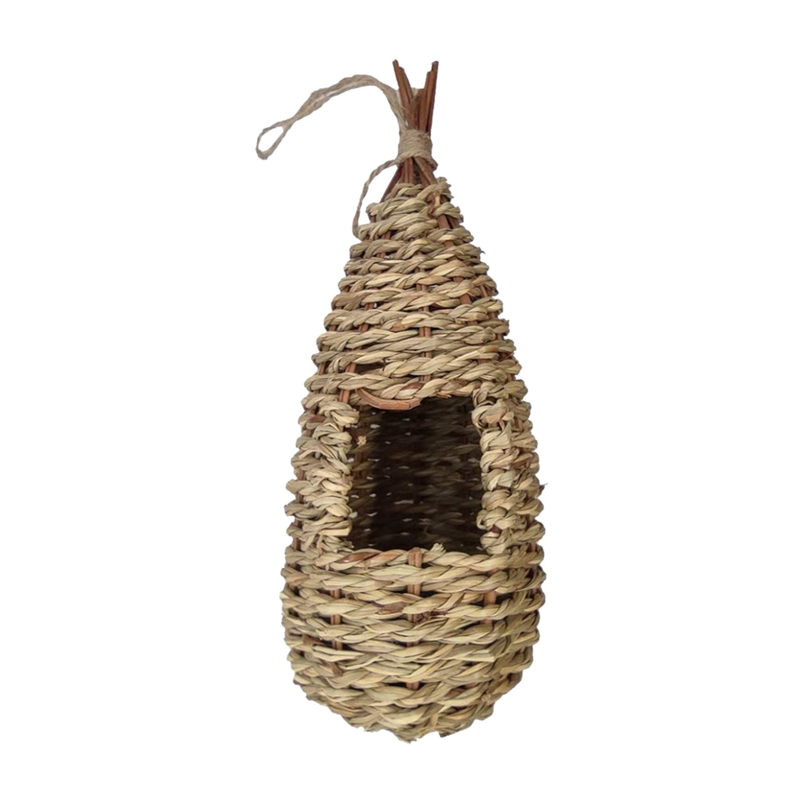 Garden Hanging Birds Nest Hand-woven Outdoor Hummingbird Cage Garden Hanging Birds Nest Hand Woven Outdoor Hummingbird Cage: Default Title