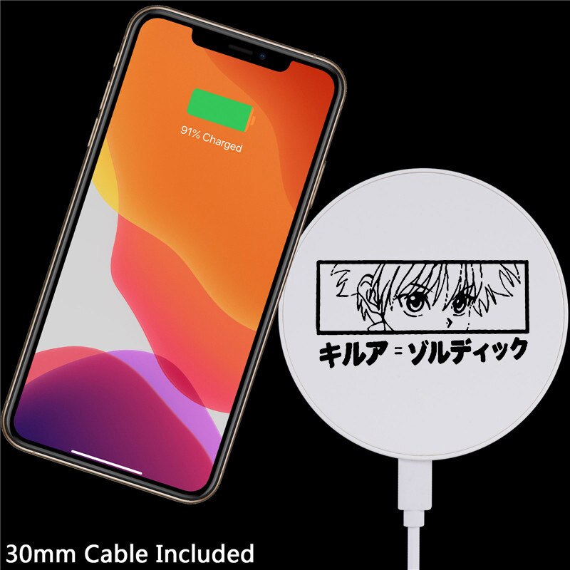 Hunter X Hunter Anime Drahtlose Ladegerät für Iphone/Airpods Drahtlose Ladegerät Tragbare Ladegerät für Samsung für Huawei für Xiaomi: Style 6