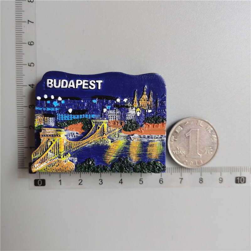 Belgia Barcelona 3D lodówka pamiątkowy magnes kraków węgierski dubaj egipt włochy hiszpania drezno bruksela rzym kleopatra rzemiosło artystyczne: Budapest night view