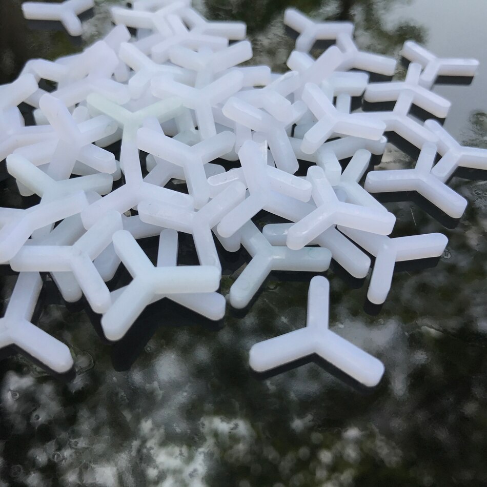Vägggolv kakelplast y y distansplattor kakelverktyg 3mm vita 200 st