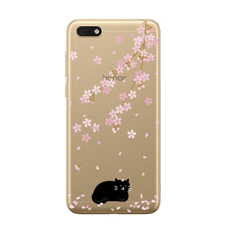 Siliconen Kat Case Voor Huawei Honor 7A Case 5.45 "Inch Zachte Telefoon Case Voor Honor 7A 7 Een DUA-L22 russische Back Cover Coque Bumper: 92